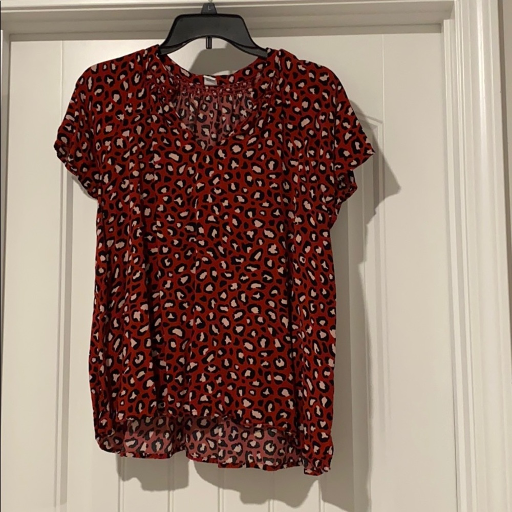 Leopard Print Top